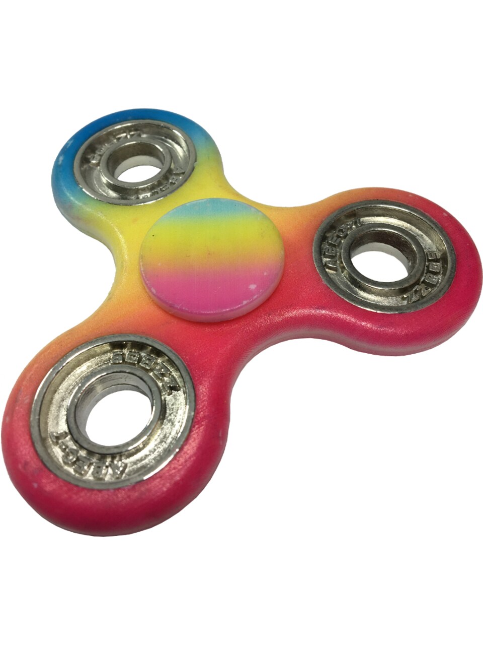 Fidget Spinner High Speed Rainbow Print Spinning Relief Toy